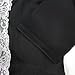 FANCYINN® Women Deep V-Neck Lace Patchwork Skater Mini Cocktail Dress Black S