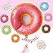Kreatwow Donut Party Decorations Donut Grow Up Banner Mylar Balloons Cupcake Toppers for Donut Birthday Party Decorations