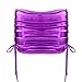 TIAOBU Womens Shiny Metallic Pleated Clubwear Party Mini Skirt with Inside Panty Purple,OS