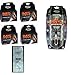 Personna M5 Magnum 5 Razor with Trimmer + M5 Magnum 5 Refill Razor Blade Cartridges, 4 ct. (Pack of 4) with FREE Loving Color trial size conditioner