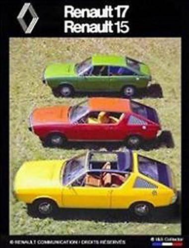 Car Metal Plate FRENCH VINTAGE METAL SIGN 30x20cm RETRO RENAULT 15 RENAULT 17 SUNROOF