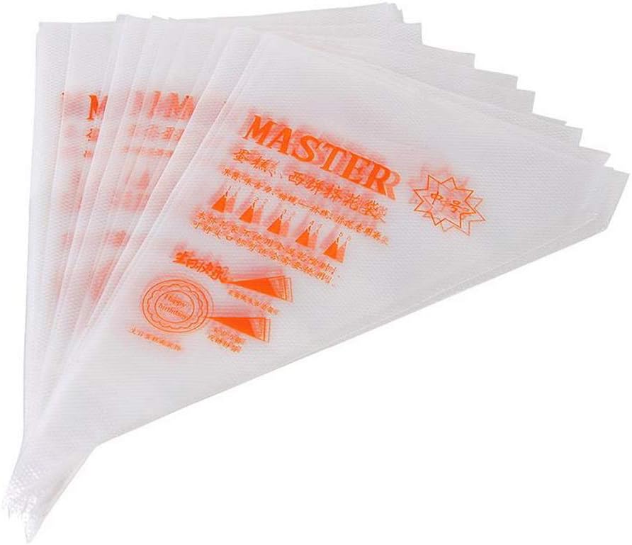 kuou 300 Pcs Disposable Piping Bags, Small Medium Large Icing Bags(3 Size) Plastic Pastry Bags - Image 3