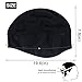 TAGVO Skull Cap, Winter Fleece Running Beanie Headwear with Ear Covers, Helmet Liner for Adults Women and Men Elastic Size Universal