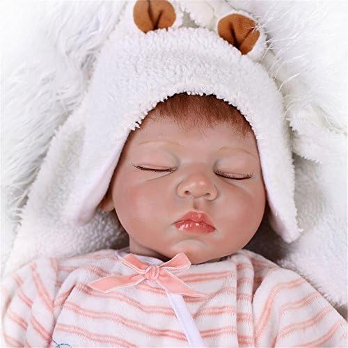 Fan Moon Baby Doll Soft Silicone Sleeping Dolls Christmas Gift 22-Inch