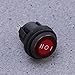 WINOMO 3 Pin Round Rocker Toggle ON/Off Waterproof 6A/250V SPDT Switch Button for Truck Camper