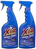 X-14 Mildew Stain Remover, 16 oz-2 pk