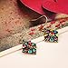 Eternity J. Women Vintage Earrings Retro Ethnic Colorful Squrare Rhinestone Drop Bohemian Dangle Earring