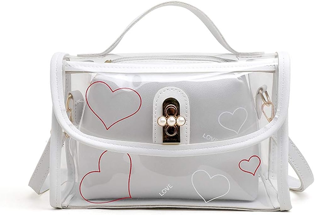 Borsa Trasparente A Tracolla Per Eventi - Approvata Da Stadi, Con Zip, Tracolla Regolabile