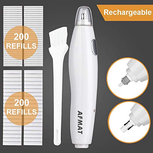 Electric Erasers for Artists, 400 Eraser Refills, Electric Eraser Rechargeable, Battery Eraser for Drawing, Painting, Sketching, Drafting, Architectural Plans, Arts and Crafts