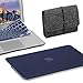 GMYLE MacBook Air 13 Inch Case A1466 A1369 Old Version 2010 2017, Storage Bag Pouch for Travel and Keyboard Cover 3 in 1 Set (Navy Blue)