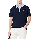Lacoste Mens Classic Fit Contrast Collar L.12.12 Polo Shirt