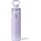 Takeya Sport 22 oz Triple-Insulated Stainless Steel Water Bottle, Spout Lid – Leakproof, Sweatproof, BPA-Free, Keeps Drinks Cold 36 Hrs, Hot 14 Hrs – Moonlight