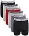 KAYIZU Men's Soft Cotton Boxer Briefs with Comfort Waistband Underwear (6-Pack)