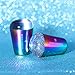 BORN PRETTY Nail Stamper holographic Head colorful Handle Shining Clear Silicone Stamper for Nail Art Stamping Plate
