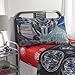 Easy Care and Maintenance Transformers 5 The Last Knight Autobot Strong Bedding Sheet Set, Black/Multicolor, FULL