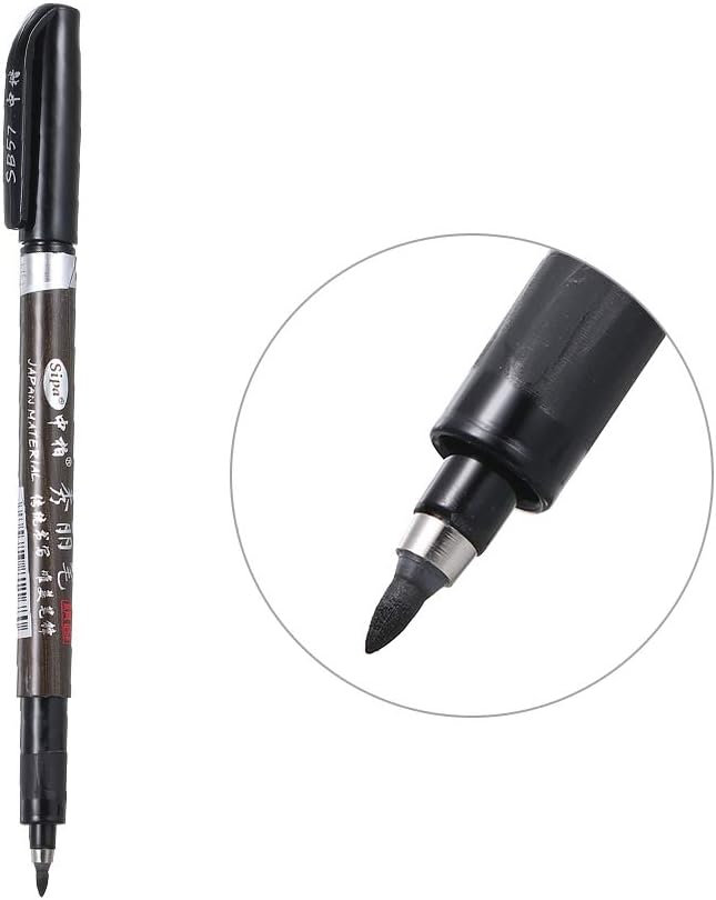 Deofficially Chinese Japanese Practise Calligraphy Pens School Writing Art Script Painting Tool Brush Set Office Sign Pen