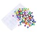 YOUSHARES 200 Pcs Multi-Color Dice Set & Storage Box Bundle - 20 Assorted Color with 10 Pcs Each, 16mm Dice with Extra Massive Capacity Organizer Box, Perfect for Board Game & Family Party