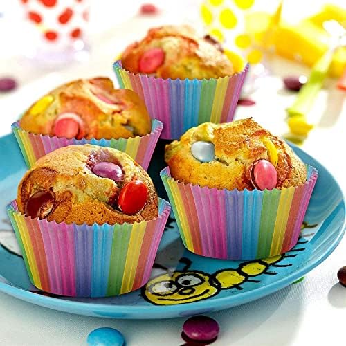 200 Pieces Of Cupcakes, Lined Cupcakes, Packaging Muffin Boxes