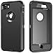 iPhone 7 Plus Case, [Shockproof] [Drop Protection] [Heavy Duty] Tough Rugged Hybrid Hard Shell Cover Case with Belt-clip for Apple iPhone 7 Plus [5.5 inch]-Black