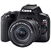 Canon EOS Rebel SL3 DSLR 4K Camera (Black) with EF-S 18-55mm f/3.5-5.6 IS STM and EF 75-300mm f/4-5.6 III Double Zoom Lens Kit and SanDisk Memory Cards 16GB 2 Pack Plus Triple Battery Accessory Bundlethumb 1