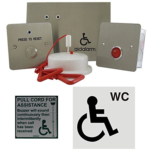 Hoyles A600FKITR Disabled Toilet Alarm Kit, 12 V, Stainless Steel Buy