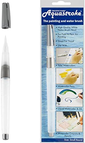 Aquastroke Artist Watercolor Water Soluble Paint Brush Pen- Round Small