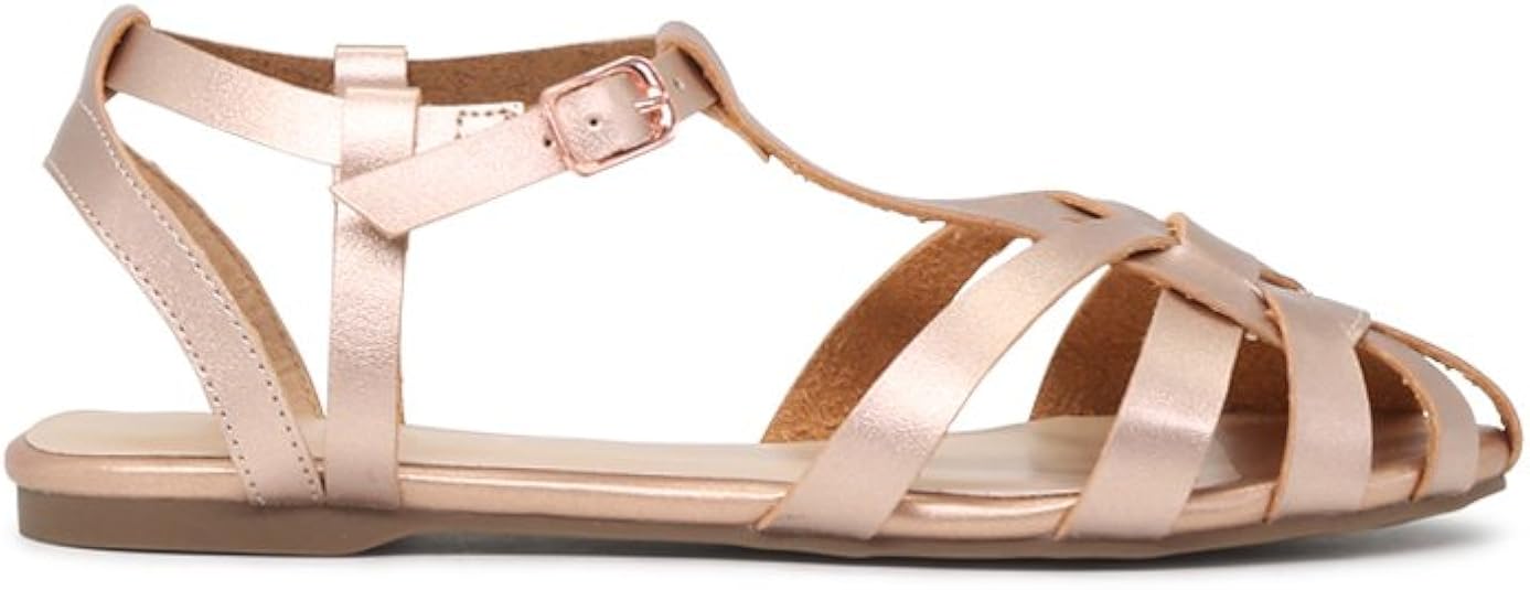 faith rose gold sandals