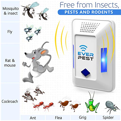 Ultrasonic Pest Repeller Plug in Electronic Insect Control Defender 2