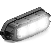 Feniex T3 Surface Mount | White | Compact, 14 Flash Patterns | 3 LEDs, Super Bright 3 Watt LEDs, SAE Class 1