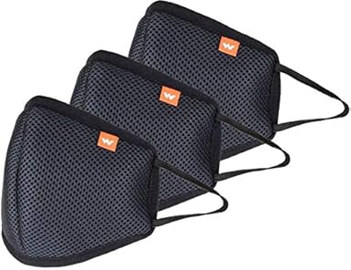 Wildcraft Hypashield Supermask Reusable Outdoor Mask (70+ KG) (Large) (PACK OF 3)