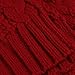 Fall Winter Warm Knitted Hat and Scarf Set (One Size, Red#)