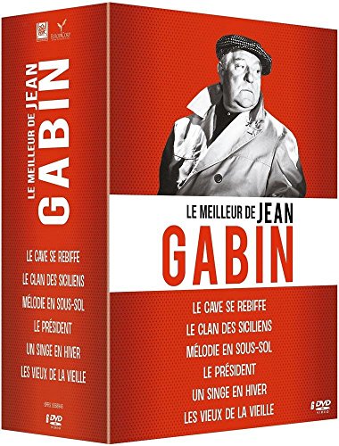 Jean Gabin - Coffret 6 films : Le Cave se rebiffe + Le clan des siciliens + Mélodie en sous-sol + Le Président + Un singe en hiver + Les vieux de la vieille - Pack