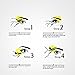 LEDitBe Magnetic False Eyelashes, 3D Black Dual Magnetic, Ultra Thick Ultra Solf And Long for Entire Eyes, Glamorous, Natural Look, Handmade Reusable Eyelashes (Black) 1 Pair/4Pcs