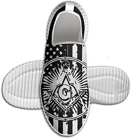 American Freemason Cool Masonic Lightweight Breathable Casual Sports Shoes Fashion Sneakers Walking Shoes 42