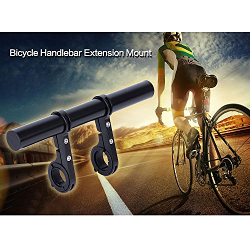 Hakkin Bike Extension Cycling Lightweight Carbon Fiber Bicycle Speedometer Phone Holder Mount,31.8MM with Aluminum Alloy Bracket Fits on to Your Bike Handle Bars to Add Extra Storage Space for Bike - Thumbnail 7