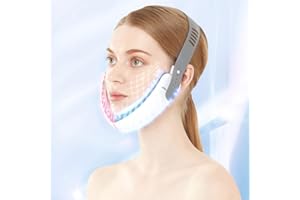 Aimanfun Intelligent Remote Control Firming Facial Lifting Belt Red Blu-Ray Portable V-Face Lift Belt