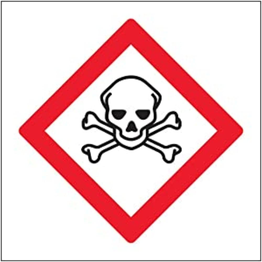 V Safety Acute toxicity, very toxic, toxic-300x300mm-Magnetic Safety Sign