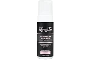 Loving Tan Platinum 2 HR Express Self Tanning Mousse, Darkest Shade Yet - Streak Free, Professional Quality Sunless Tanner- 5+ Applications per Bottle, Cruelty Free, Naturally Derived DHA, 3.3 Fl Oz