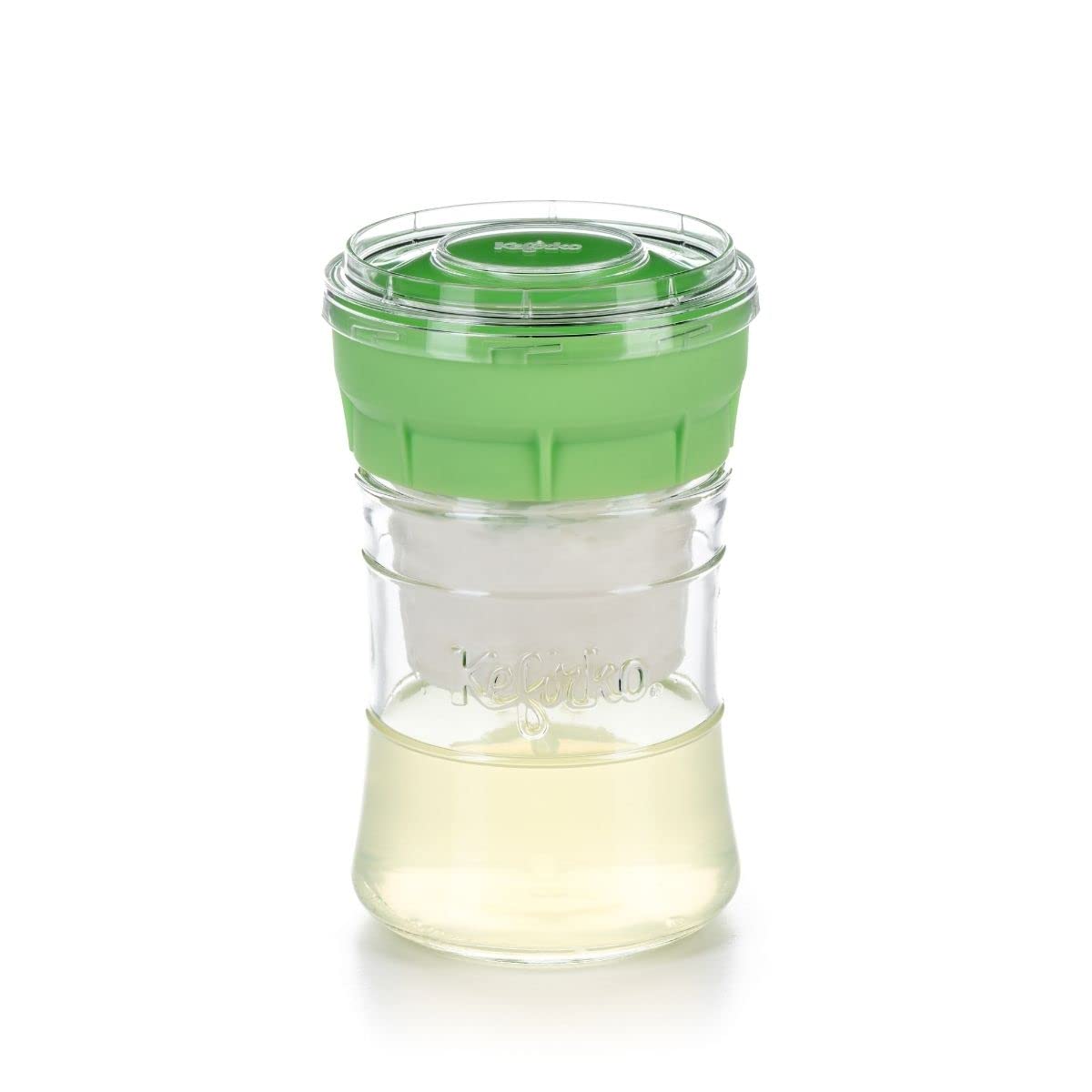 Kefirko Cheese Maker 900ml | The kit for making simple Fresh Kefir Cheese at home cream cheese, mascarpone, greek yogurt, ricotta, without starters - Grassy Green