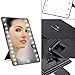 Make Up Mirror, Charminer 16 LEDs Touch Light Illuminated Cosmetic Bathroom Shaving Vanity Black