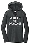 Comical Shirt Ladies Mother Dragons T Shirt Thrones TV Show Gamer Black Frost XL