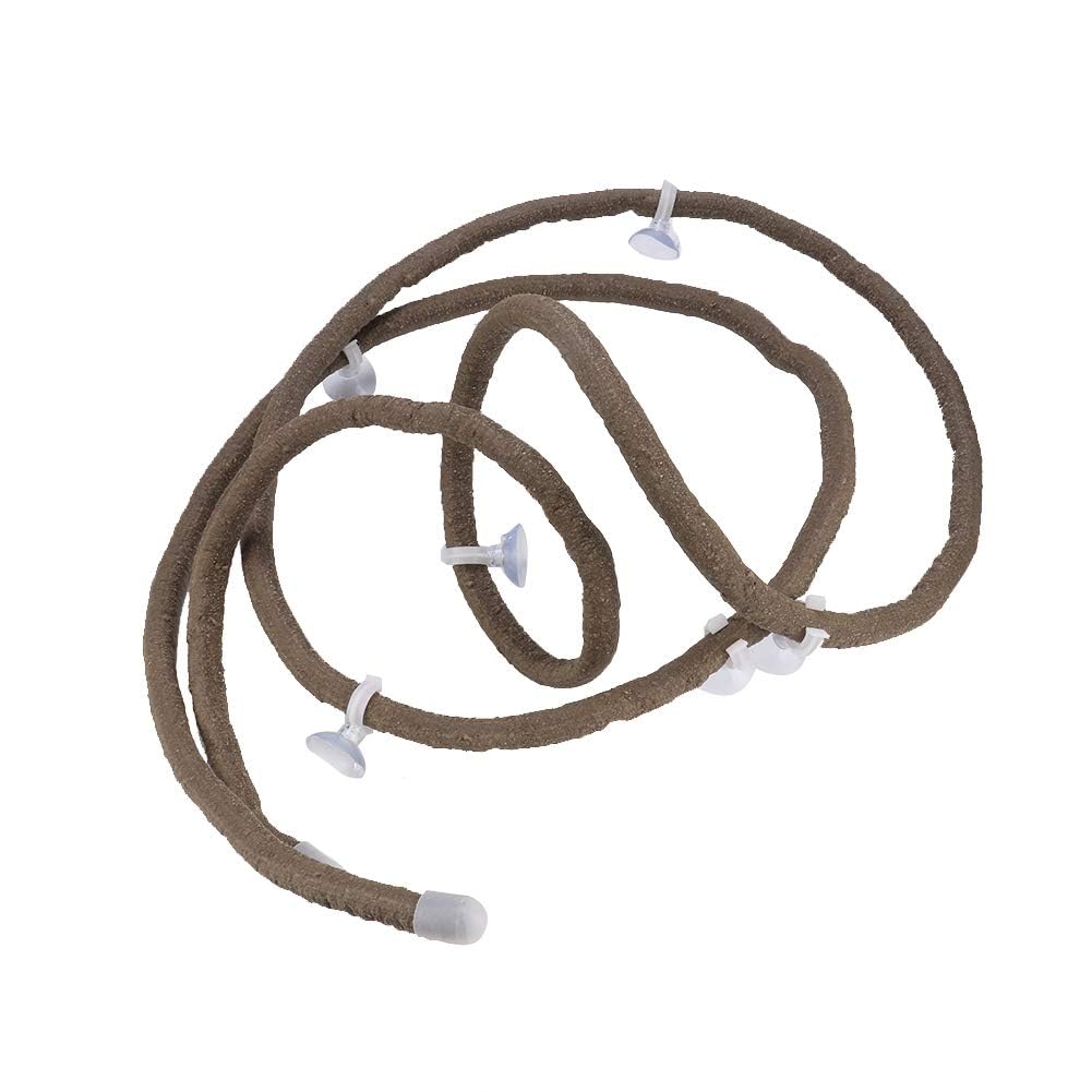 Cyrank 9.84FT Artificial Hanging Vines Plants Reptile, Reptile Vines, Flexible Bend-A-Branch Vines with Suction Cups Habitat Decor Accessories for Climbing, Chameleon, Lizards, Gecko(L)