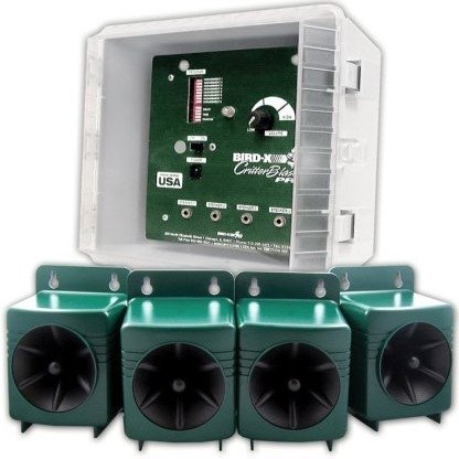 Bird-X Critter Blaster PRO Sonic Pest Repeller for Animals and Birds, Covers 6 Acres