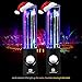 SoundSOUL Water Dancing Speakers Light Show Water Fountain Speakers LED Speakers (3.5mm Audio Plug, 4 Colored LED Lights, Portable Speakers) - Black