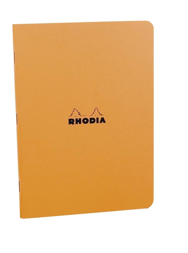Rhodia Staplebound Notebook, A4, Square ruling Orange Amazon.co.uk