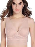 Intimate Portal Women Empress Bralette - Lightly Padded Soft Cups Wireless Bra