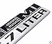 2PCs zorratin Black HEMI 5.7 LITER Chrome 3D Side Pillar Door Fender Trunk Emblem Badge Plate Decal with Sticker Set for Dodge Charger Ram 1500 Challenger Jeep Grand Cherokee