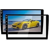 9 Inch Android Car Stereo Screen Protector, 9H HD Clear Tempered Glass | Full coverage, left button layout, fits Teyes CC3 CC2 Podofo double din head units, radio, GPS, polarized sunglasses friendly
