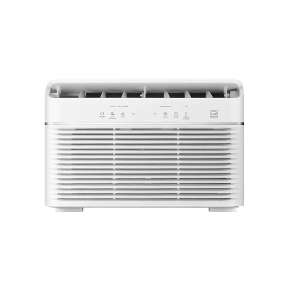 MIDEA 12,000 BTU DOE SMARTCOOL INVERTER WINDOW AIR CONDITIONER WITH REMOTE CONTROL, COOLS SPACES UP TO 550 SQ. FT., ALEXA & GOOGLE HOME COMPATIBLE, 3-IN-1 COMFORT MAW12V1YWT-S
