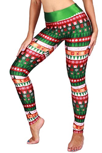 COCOLEGGINGS-Womens-3D-Digital-Print-Active-Yoga-Capri-Leggings-with-Designs